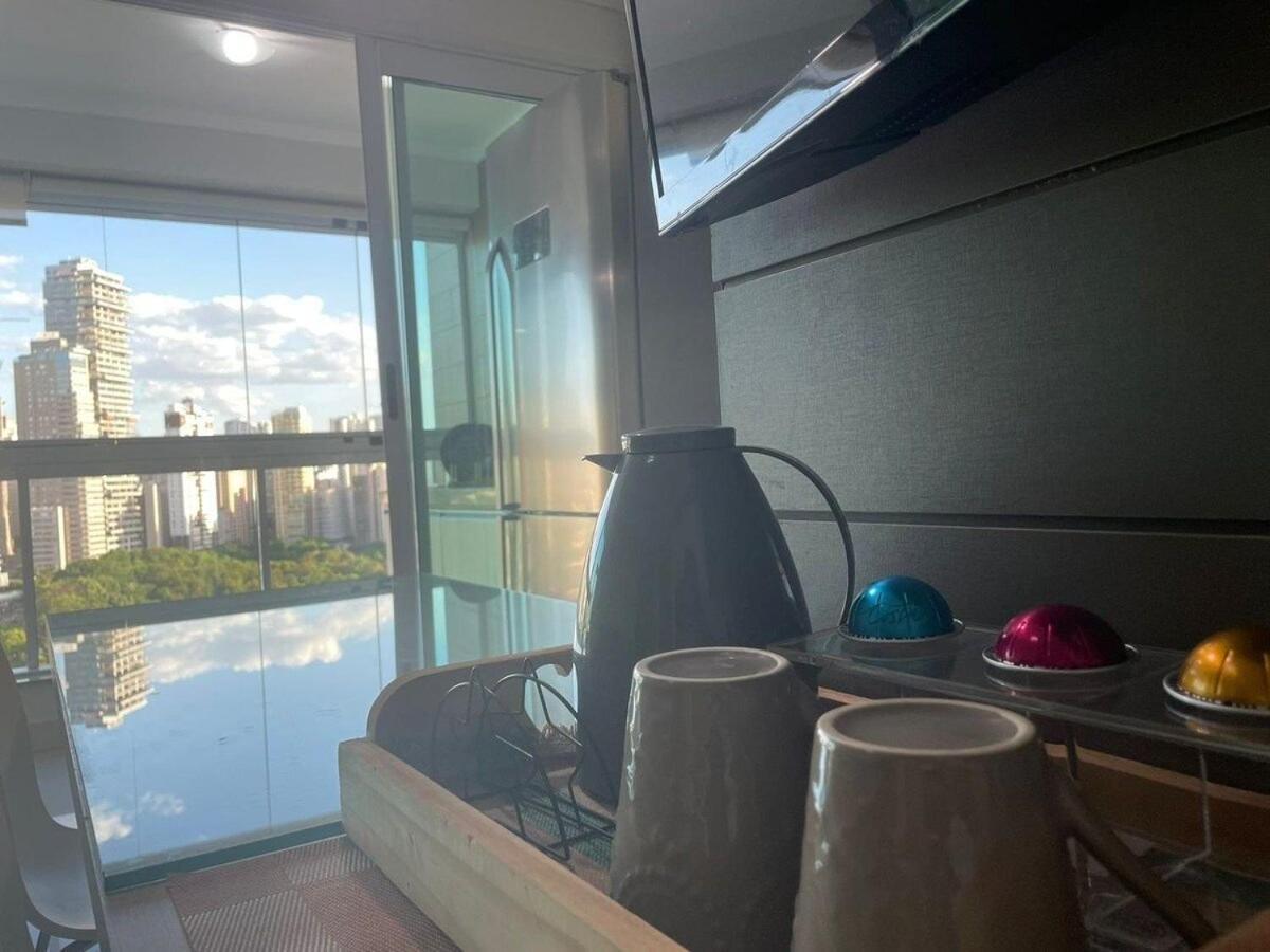 1 Qts.| 2 Hosp. | Jacuzzi Na Varanda | Linda Vista Гояния Экстерьер фото
